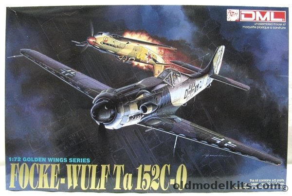 DML 1/72 Focke-Wulf Ta-152 C-0 - W.Nr. 110007 Feb 1945 Sorau Germany, 5007 plastic model kit